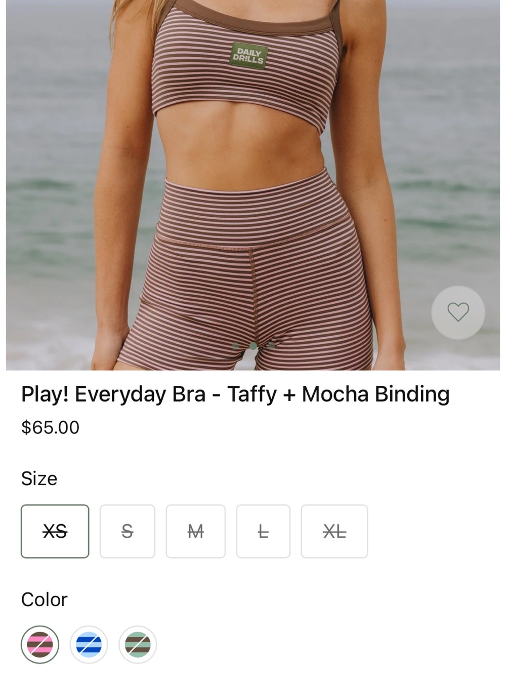 Daily Drills Play! Everyday Bra - Taffy + Mocha